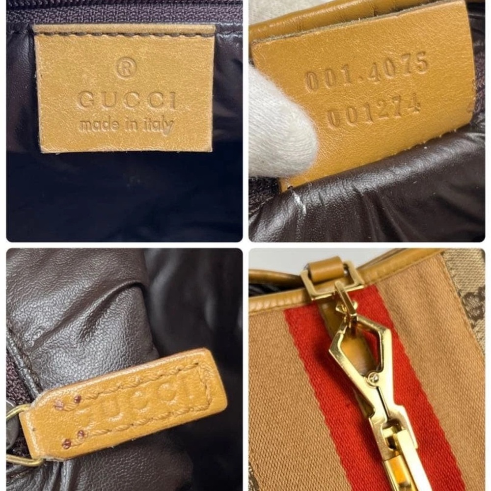 Gucci Tan and Red Shoulder Bag - Picture 11 of 12